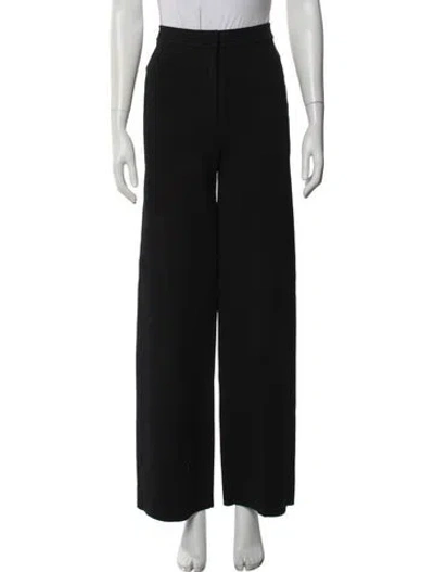 Pre-owned Scanlan Theodore Wide Leg Pants In Black
