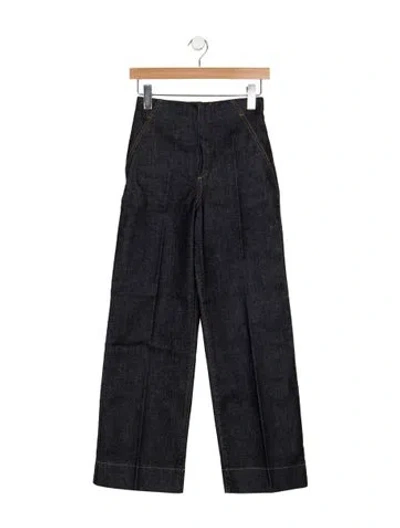 Pre-owned Scanlan Theodore Wide Leg Pants In Black
