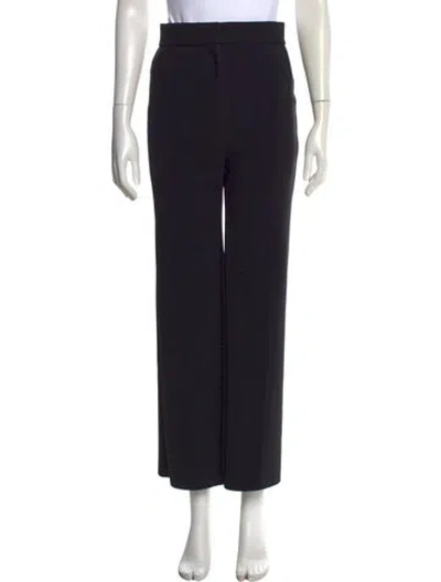 Pre-owned Scanlan Theodore Wide Leg Pants In Black