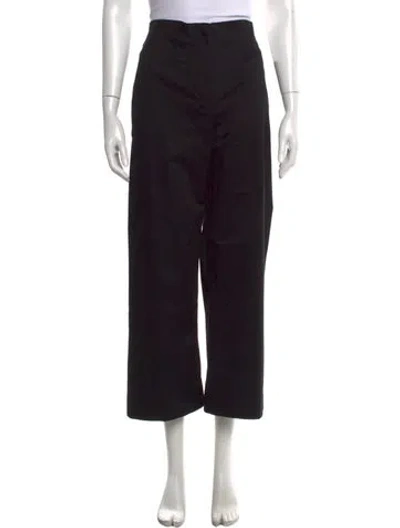 Pre-owned Scanlan Theodore Wide Leg Pants In Black
