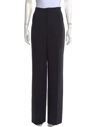 Pre-owned Scanlan Theodore Wide Leg Pants In Black