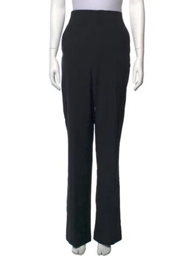 Pre-owned Scanlan Theodore Wide Leg Pants In Black