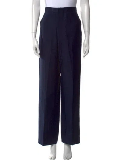 Pre-owned Scanlan Theodore Wide Leg Pants In Blue