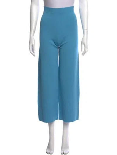 Pre-owned Scanlan Theodore Wide Leg Pants In Blue