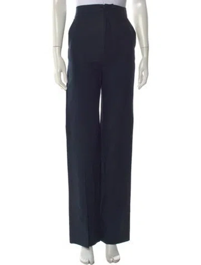 Pre-owned Scanlan Theodore Wide Leg Pants In Blue