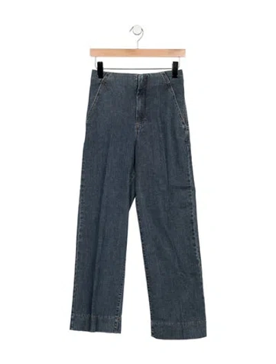 Pre-owned Scanlan Theodore Wide Leg Pants In Blue
