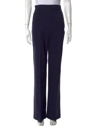 Pre-owned Scanlan Theodore Wide Leg Pants In Blue