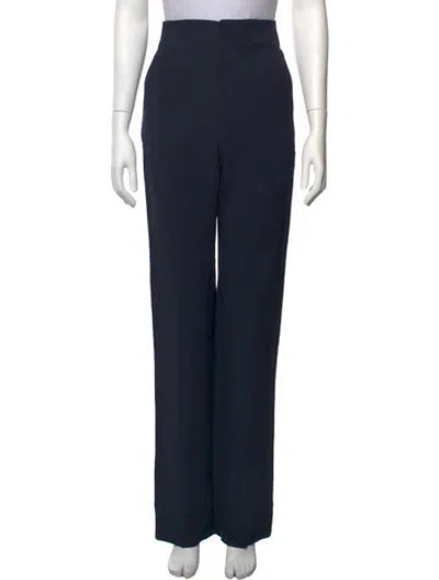 Pre-owned Scanlan Theodore Wide Leg Pants In Blue
