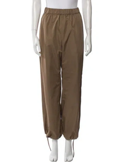 Pre-owned Scanlan Theodore Wide Leg Pants In Brown