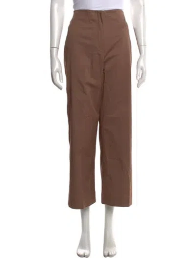 Pre-owned Scanlan Theodore Wide Leg Pants In Brown