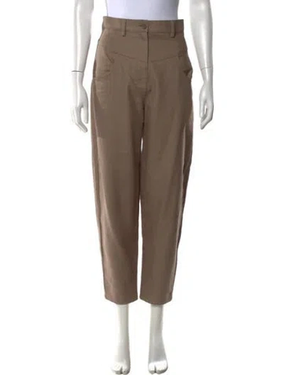 Pre-owned Scanlan Theodore Wide Leg Pants In Grey