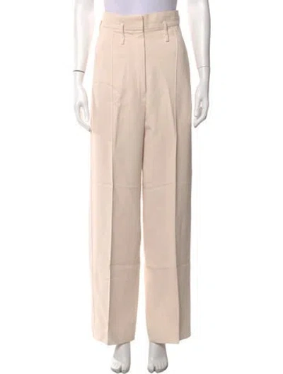 Pre-owned Scanlan Theodore Wide Leg Pants In Neutrals