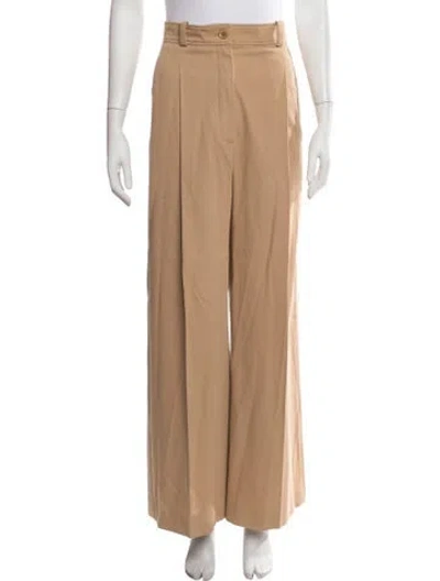 Pre-owned Scanlan Theodore Wide Leg Pants In Neutrals