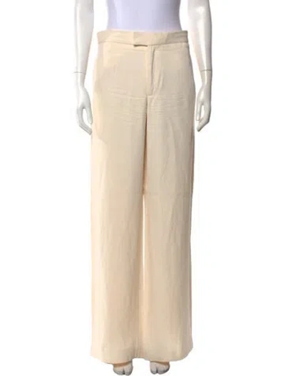 Pre-owned Scanlan Theodore Wide Leg Pants In Neutrals