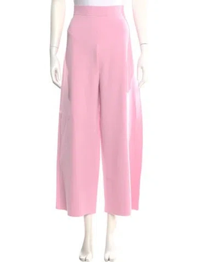 Pre-owned Scanlan Theodore Wide Leg Pants In Pink