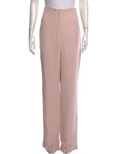 Pre-owned Scanlan Theodore Wide Leg Pants In Pink