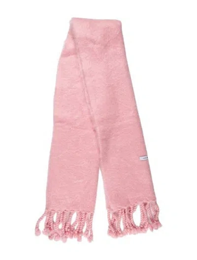 Pre-owned Scanlan Theodore Wool Scarf In Pink