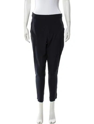 Pre-owned Scanlan Theodore Wool Skinny Leg Pants In Blue