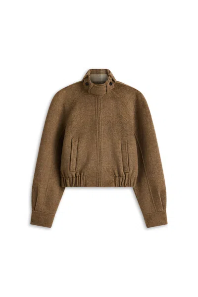 Scanlan Theodore Wool Trench Bomber In Brown