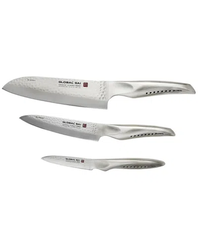 Scanpan 3pc Set (03,m02,s01)sai Knife In Gray