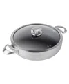 Scanpan Cs+ 4 Qt Covered Chef Pan In Silver