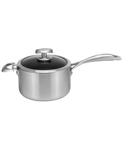Scanpan Aluminum 4-quart Covered Saucepan In Silver