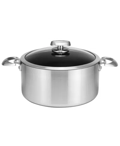 Scanpan Aluminum 7.5-quart Covered Dutch Oven In Silver