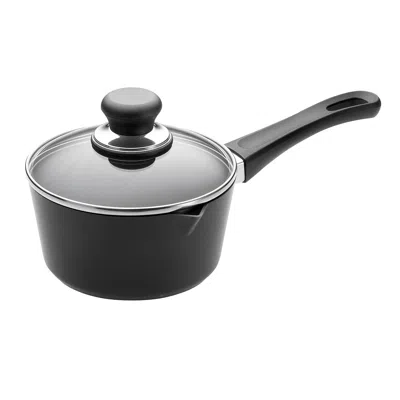 Scanpan Classic 1 Quart Saucepan With Lid In Black