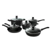 Scanpan Classic 11 Piece Deluxe Nonstick Cookware Set In Black