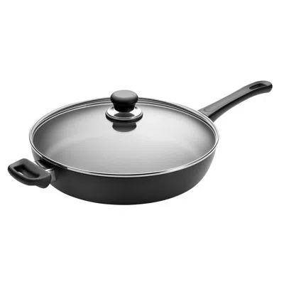 Scanpan Classic 12-1/2 Inch Saute Pan With Lid In Black