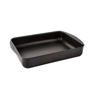 Scanpan Classic 15.25" X 10.5" Roasting Pan, 5.25 Qt. In Black