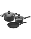 Scanpan Classic 5pc Cookware Set In Black