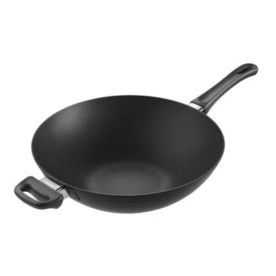 Scanpan Classic Induction 12.5 In. Non-stick Aluminum Wok In Black