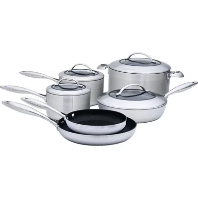 SCANPAN SCANPAN CTX 10-PIECE DELUXE COOKWARE SET, STAINLESS STEEL