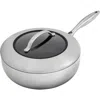 Scanpan Ctx 4 Quart Deep Saute Pan With Lid, 10.25 Inch In Silver