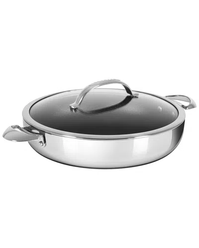 Scanpan Haptiq 12.75in Chef Pan With Lid In Silver
