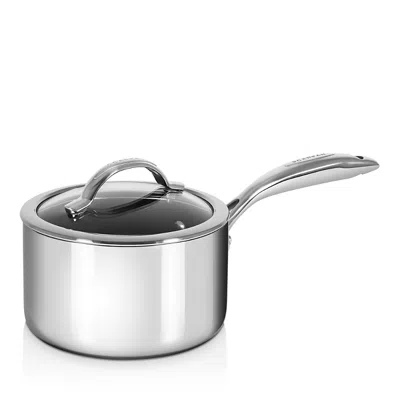 Scanpan Haptiq 2-quart Covered Saucepan In Steel