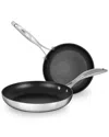 Scanpan Haptiq 2-piece Fry Pan Set In Black