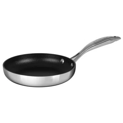 Scanpan Haptiq 8in/ 20cm Nonstick Induction Suitable Fry Pan, Mirror Polished Stainless Exterior In Stainless Steel