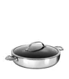 Scanpan Haptiq 12.75in Chef Pan With Lid In Steel