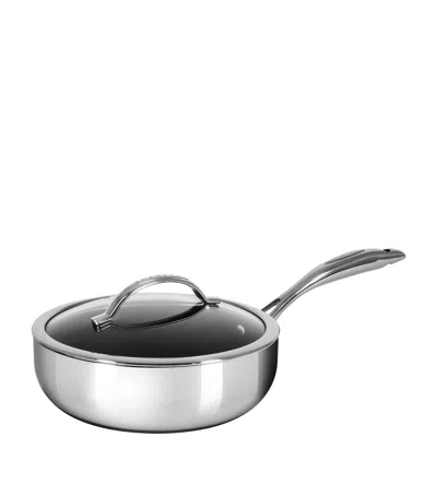 Scanpan Haptiq Deep Sauté Pan With Lid In Steel