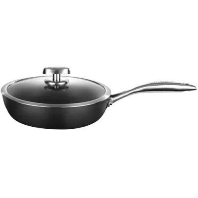 Scanpan Pro Iq 10.25 Inch Covered Saute Pan, 2.75 Quart In Black