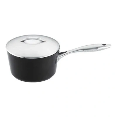 Scanpan Professional 1 Quart Covered Saucepan In Black