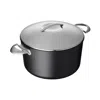 Scanpan Professional 6 Quart Dutch Oven W/lid In Black