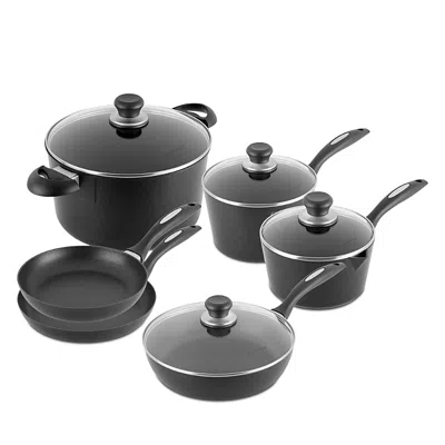 Scanpan Qraft 10 Piece Cookware Set In Black