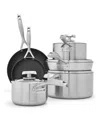 Scanpan Stainless Steel 10-pc. Cookware Set In Silver