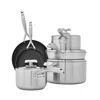 Scanpan Stratainium 10 Piece Cookware Set In Gray