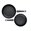 Scanpan Urban 2 Piece Nonstick Fry Pan With Detachable Handle, 9.5" And 11" In Black