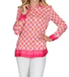 Scapa Lauren Perre Blouse In Pink In Pink