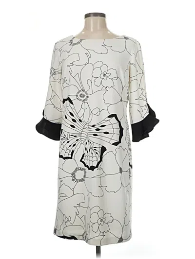 Pre-owned Scapa Lauren Perre Casual Dress In Gray